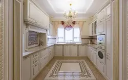 Wallpaper for classic kitchen photo