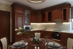 Klassik mətbəx fotoşəkili üçün divar kağızı