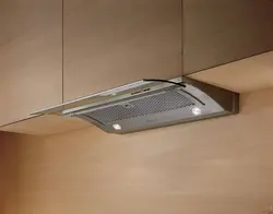 Hanging hood in the kitchen photo