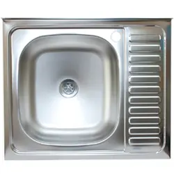 Mətbəxdə sol lavabo fotoşəkili