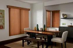 Wooden Blinds In The Kitchen Photo