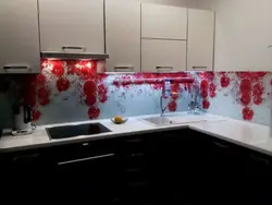 Акриловые фартуки для кухни фото