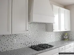 Kitchen with small tiles photo