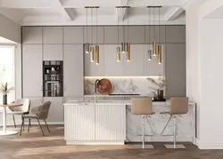 Kitchens with corduroy fronts photo