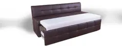 Sofa with sleeping place photo