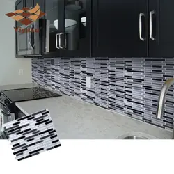 Self-adhesive panels in the kitchen photo