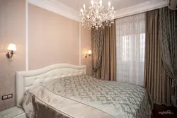 Yataq otağı fotoşəkili üçün işıq pərdələri