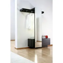 Hallway with open hanger photo