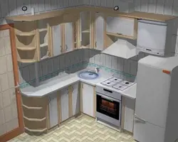 Угловая кухня своими руками фото