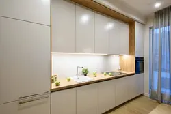 Kitchen with large cabinet photo