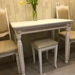 Table for classic kitchen photo