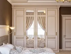 Шкафы в спальню классика фото