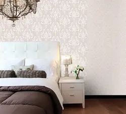 Vinyl wallpaper for bedroom photo