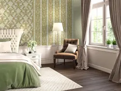 Vinyl wallpaper for bedroom photo