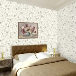 Vinyl wallpaper for bedroom photo