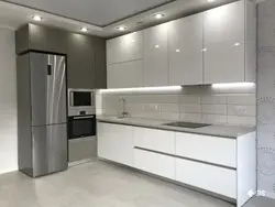 Белые кухни из эмали фото