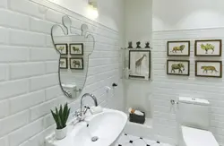 Имитация плитки в ванной фото