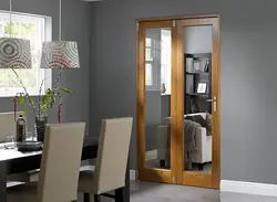 Folding doors to the kitchen photo