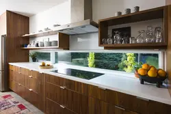 Apron window in the kitchen photo
