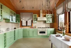 Угловая Кухня На Даче Фото