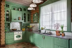 Кутняя кухня на дачы фота