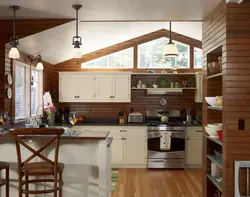 Corner kitchen in the country photo