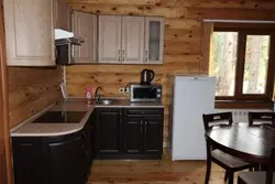 Corner kitchen in the country photo