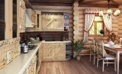 Ölkədə künc mətbəxi fotoşəkili