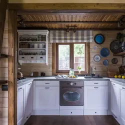 Угловая Кухня На Даче Фото