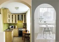 Arches for kitchen Khrushchev photo