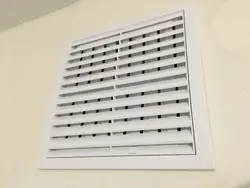 Ventilation Grill In The Bathroom Photo