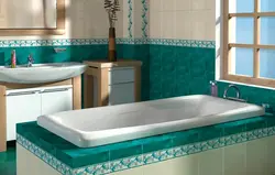 Изумрудная плитка для ванной фото
