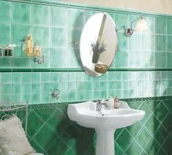 Emerald bathroom tiles photo