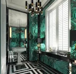 Emerald bathroom tiles photo