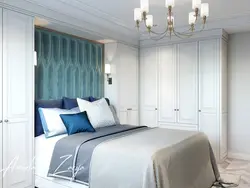 Neoclassical wardrobe in the bedroom photo