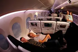 Sleeping Places On The Plane Photo