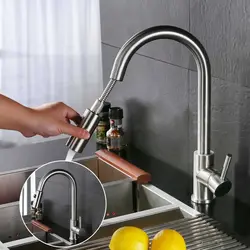 Two faucets in the kitchen photo