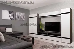 Qonaq otağında birləşdirilmiş divar fotoşəkili
