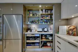 Kitchen hidden in the closet photo