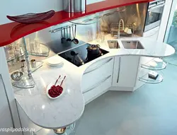 Ошхона бо акси countertops мудаввар