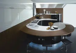Kitchens with rounded countertops photo
