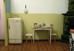 Sovet Xrushchev binosidagi oshxonaning fotosurati