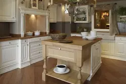 Provence kitchens with island photo