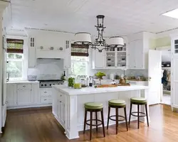 Provence kitchens with island photo