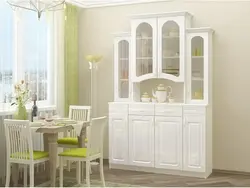 White buffet for kitchen photo