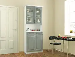 Ас үй фотосуретіне арналған ақ буфет