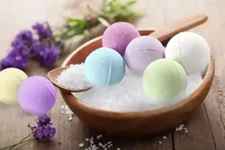 Set of bath bombs photo