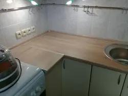 Замена столешницы на кухне фото
