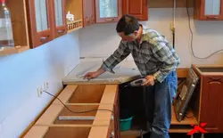Replacing kitchen countertops photo