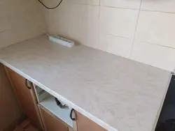 Замена столешницы на кухне фото